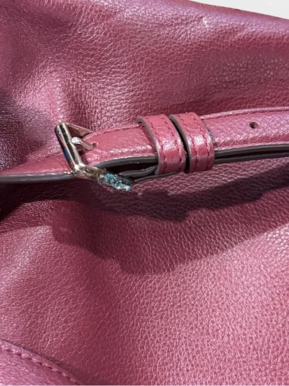 Kate Spade New York Jackson Medium Backpack Burgundy Pebbled Leather